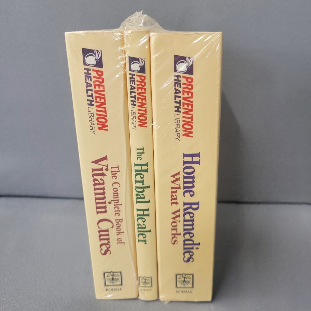 Prevention Health Library 3 Volume Set Books Paperback Home Remedies Sealed